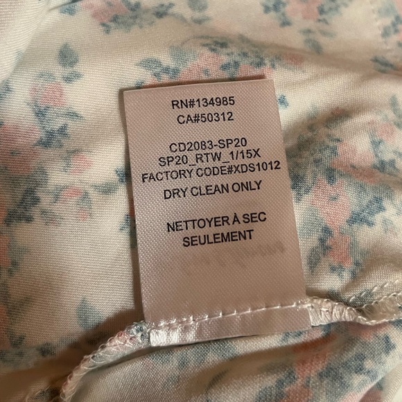 NWT For Love And Lemons Taggart Floral Mini Dress - Picture 15 of 16